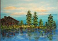 Painting - Swamp - Oil On Canvas